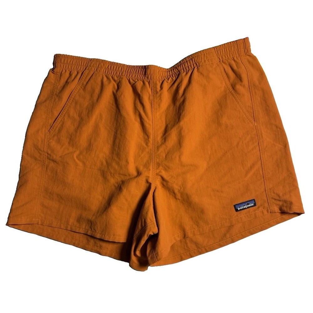 Patagonia Women's Barely Baggies Shorts 2.5" Large Tiger Lily Orange NWOT